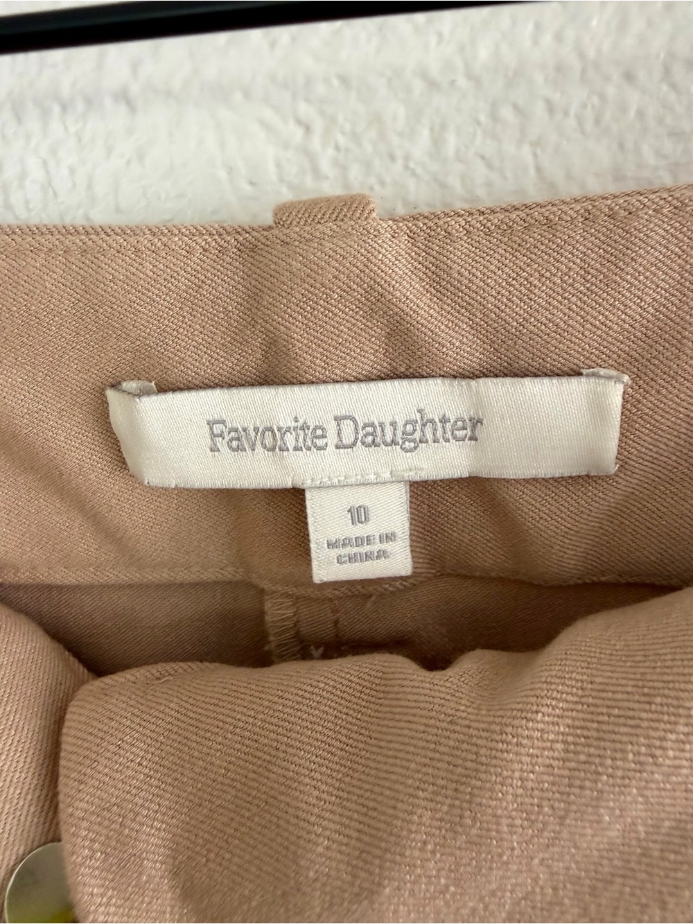 Favorite Daughter Tan Wide-Leg Trousers - Picture 6 of 8